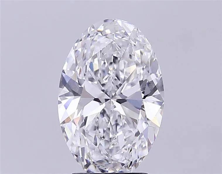 3.07ct Oval Lab Grown Diamond (Colour D, Clarity VVS2, IGI Certified)
