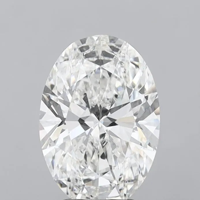 3.07ct Oval Lab Grown Diamond (Colour E, Clarity VVS2, IGI Certified)