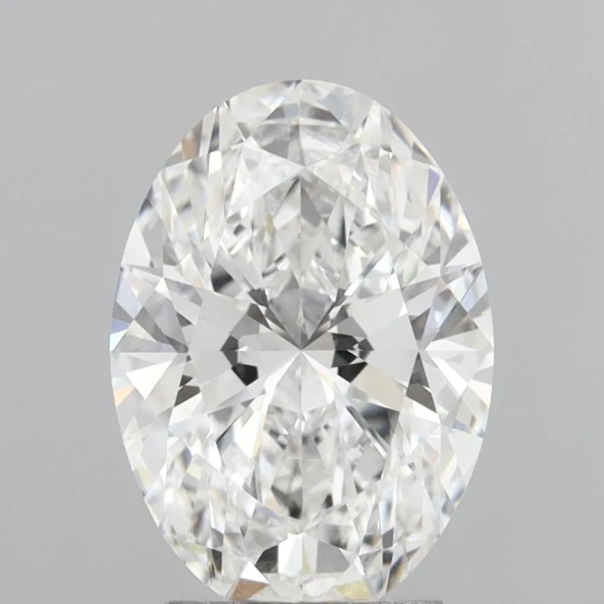 3.07ct Oval Lab Grown Diamond (Colour E, Clarity VVS2, IGI Certified)