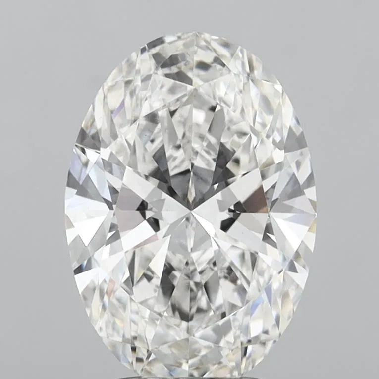 3.07ct Oval Lab Grown Diamond (Colour G, Clarity VVS2, IGI Certified)