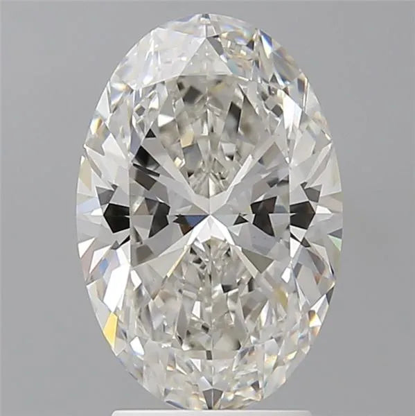 3.07ct Oval Lab Grown Diamond (Colour G, Clarity VVS2, IGI Certified)