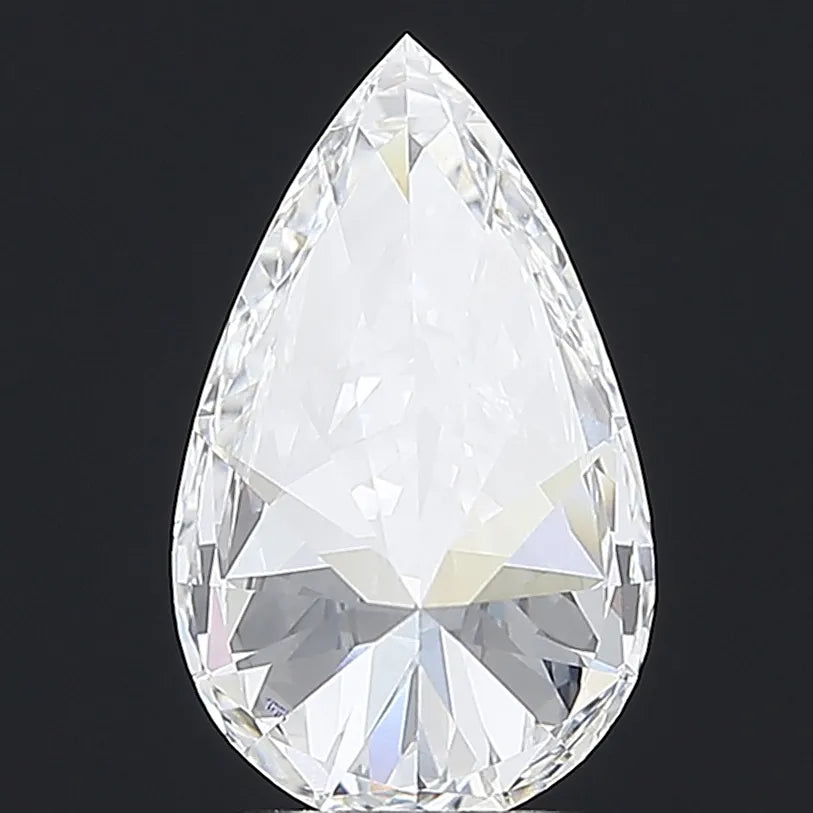 3.07ct Pear Lab Grown Diamond (Colour E, Clarity VVS1, IGI Certified)