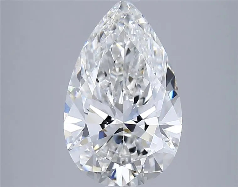 3.07ct Pear Lab Grown Diamond (Colour F, Clarity VVS2, IGI Certified)