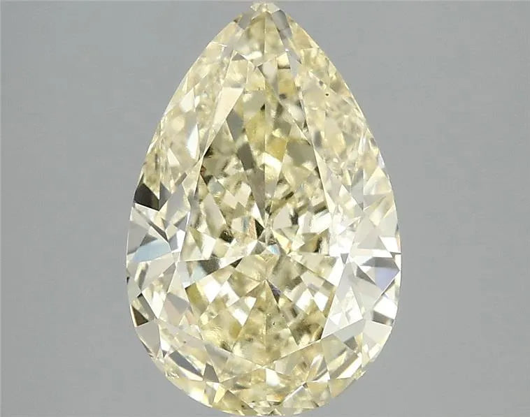 3.07ct Pear Lab Grown Diamond (Colour Fancy Intense Yellow, Clarity VS1, IGI Certified)