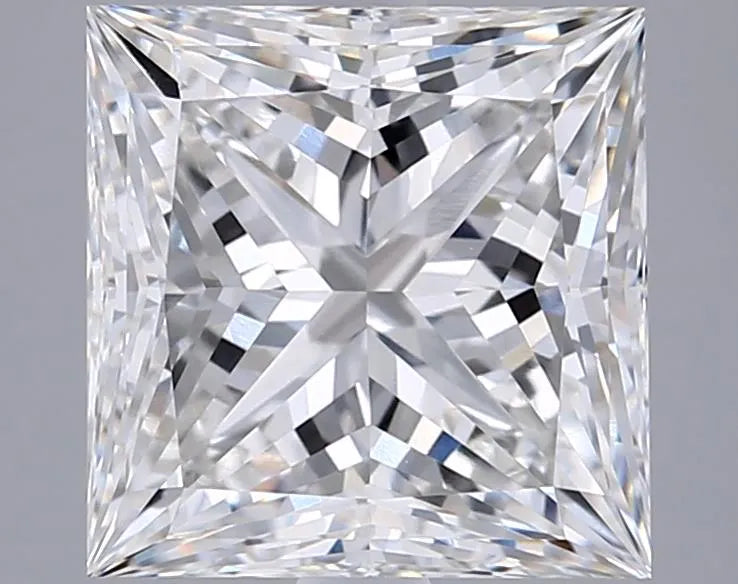 3.07ct Princess Lab Grown Diamond (Colour G, Clarity VVS2, IGI Certified)