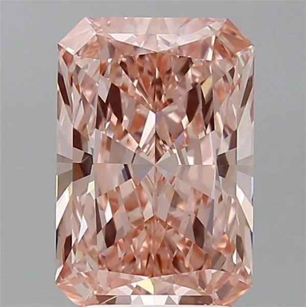 3.07ct Radiant Lab Grown Diamond (Colour Fancy Vivid Pink, Clarity VS1, IGI Certified)