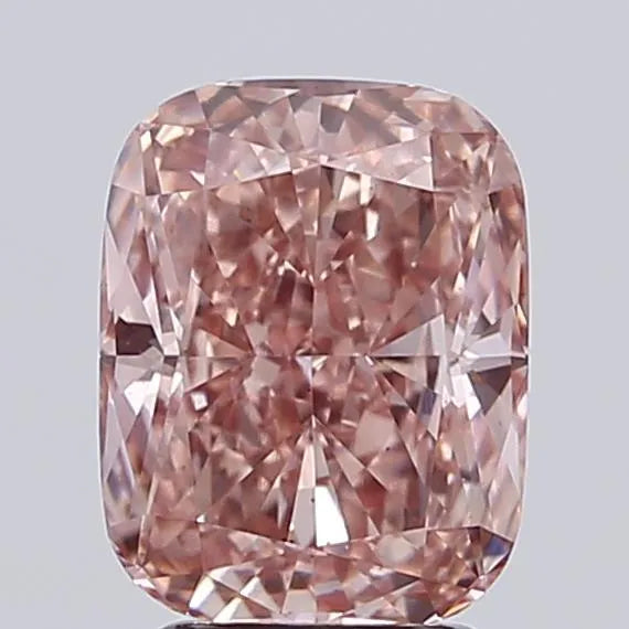 3.08ct Cushion modified Lab Grown Diamond (Colour Fancy Vivid Pink, Clarity VS2, IGI Certified)