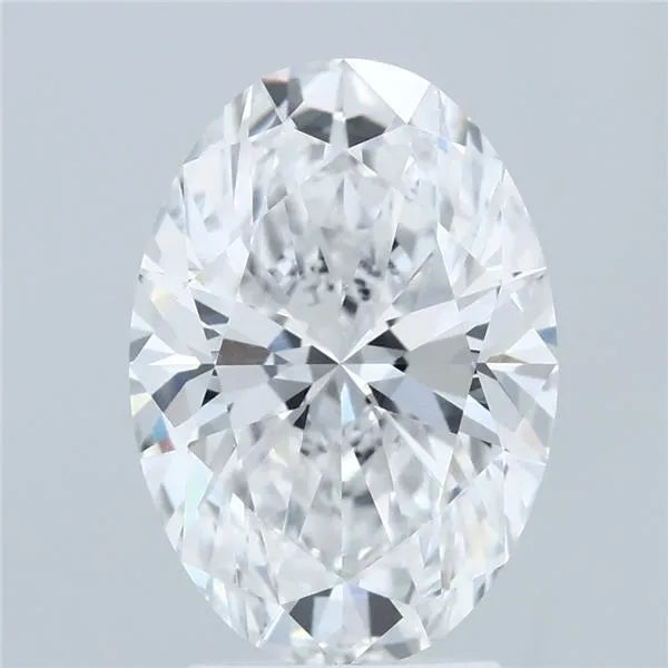 3.08ct Oval Lab Grown Diamond (Colour D, Clarity VVS2, IGI Certified)