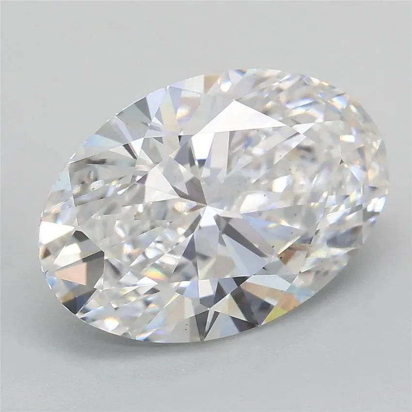 3.08ct Oval Lab Grown Diamond (Colour E, Clarity VS2, IGI Certified)