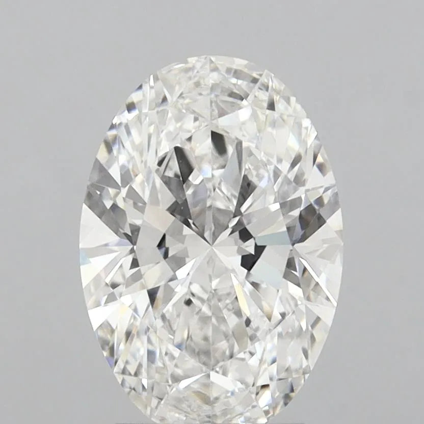 3.08ct Oval Lab Grown Diamond (Colour E, Clarity VVS2, IGI Certified)