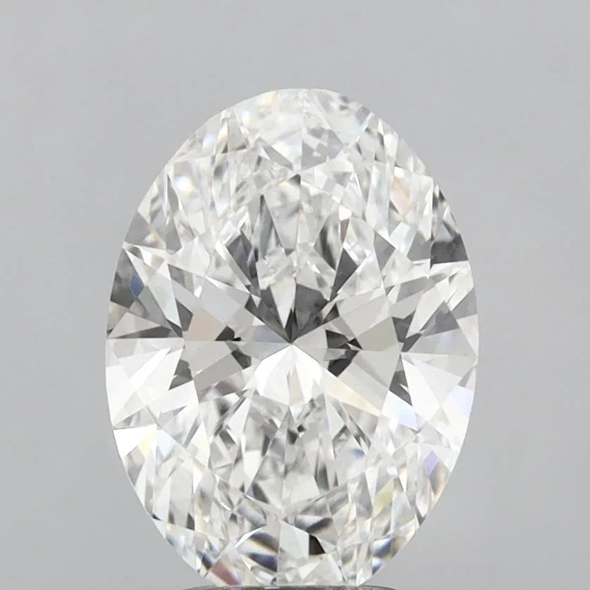 3.08ct Oval Lab Grown Diamond (Colour E, Clarity VVS2, IGI Certified)