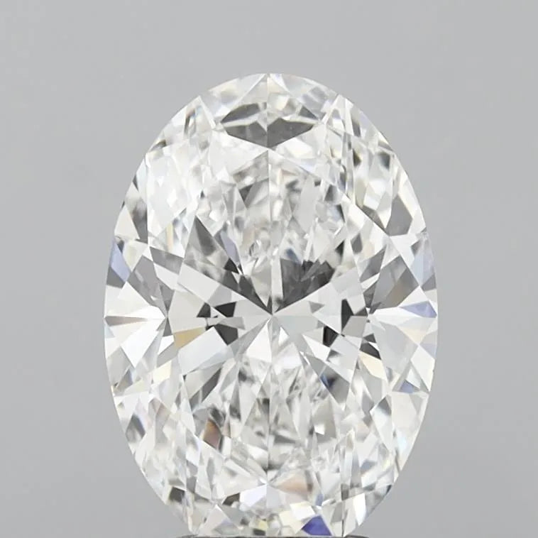 3.08ct Oval Lab Grown Diamond (Colour E, Clarity VVS2, IGI Certified)