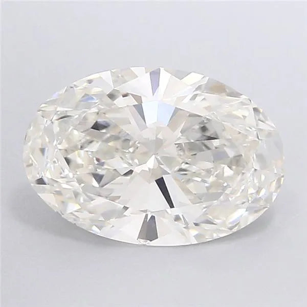 3.08ct Oval Lab Grown Diamond (Colour G, Clarity VS2, Uncertified)