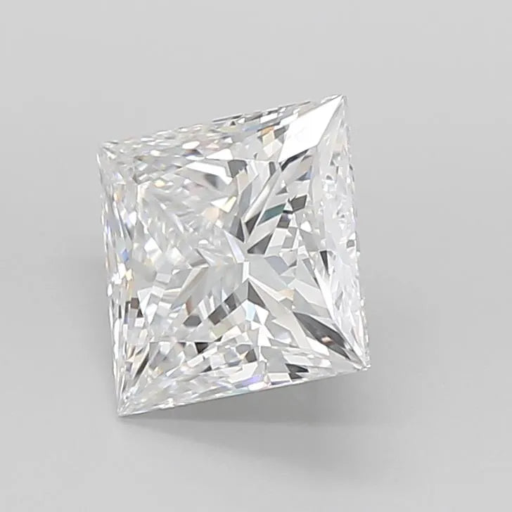 3.08ct Princess Lab Grown Diamond (Colour D, Clarity FL, Cut EX, IGI Certified)