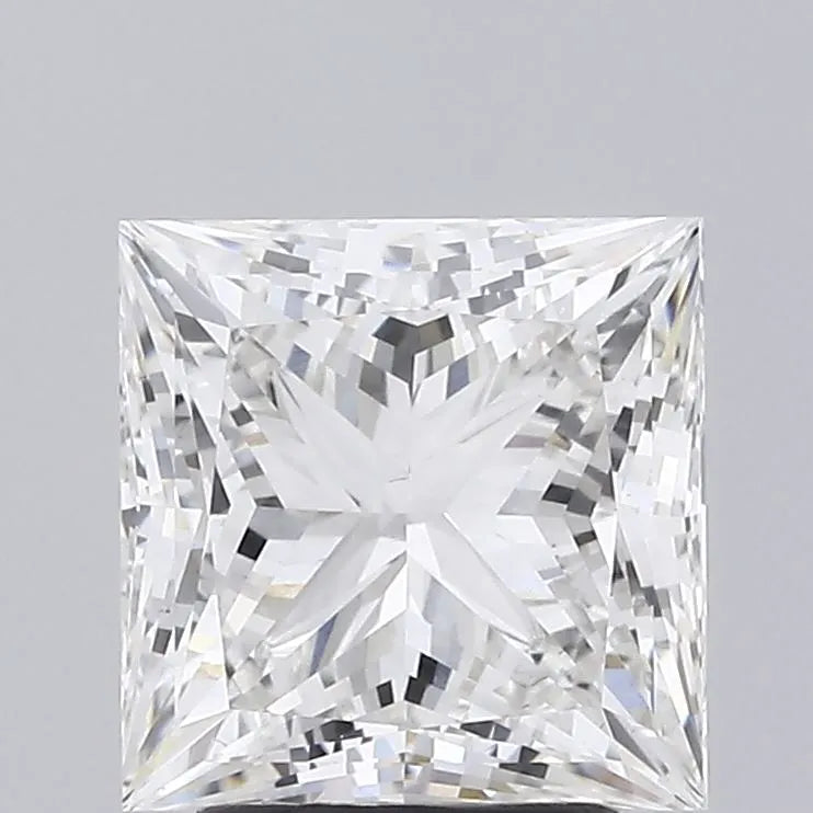 3.08ct Princess Lab Grown Diamond (Colour G, Clarity VS1, IGI Certified)