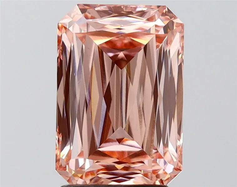 3.08ct Radiant Lab Grown Diamond (Colour Fancy Vivid Pink, Clarity VS1, IGI Certified)