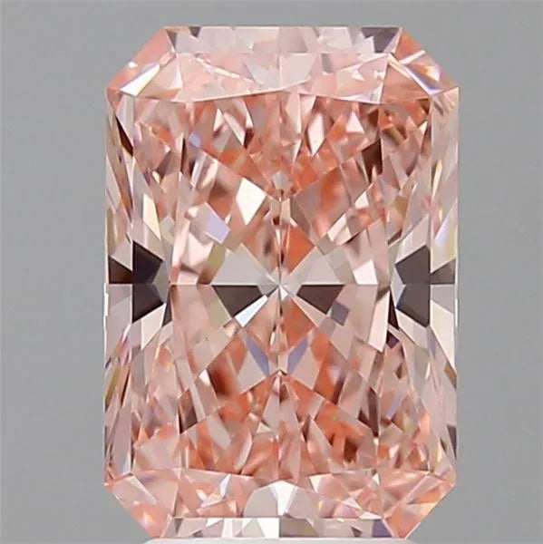 3.08ct Radiant Lab Grown Diamond (Colour Fancy Vivid Pink, Clarity VVS2, IGI Certified)