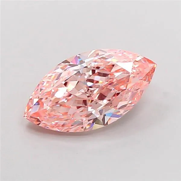 3.09ct Marquise Lab Grown Diamond (Colour Fancy Intense Pink, Clarity VVS2, IGI Certified)