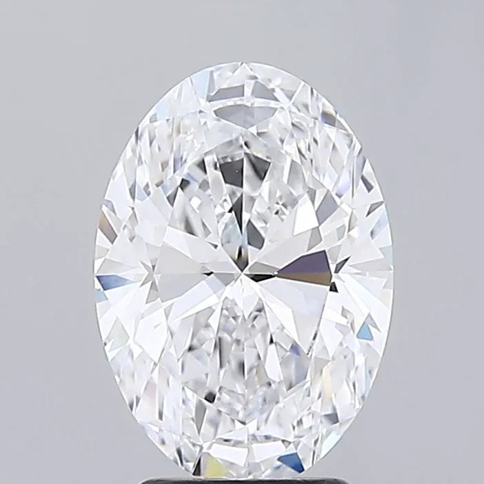 3.09ct Oval Lab Grown Diamond (Colour D, Clarity IF, IGI Certified)