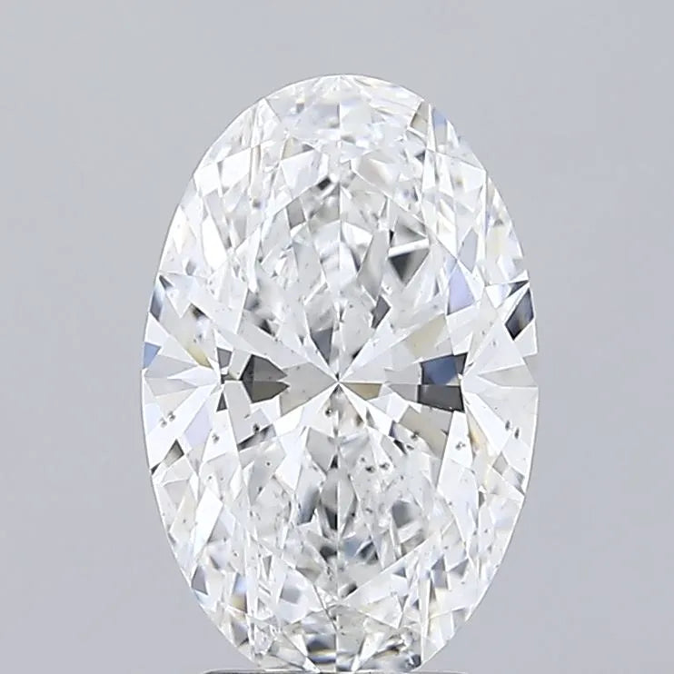 3.09ct Oval Lab Grown Diamond (Colour E, Clarity SI1, IGI Certified)