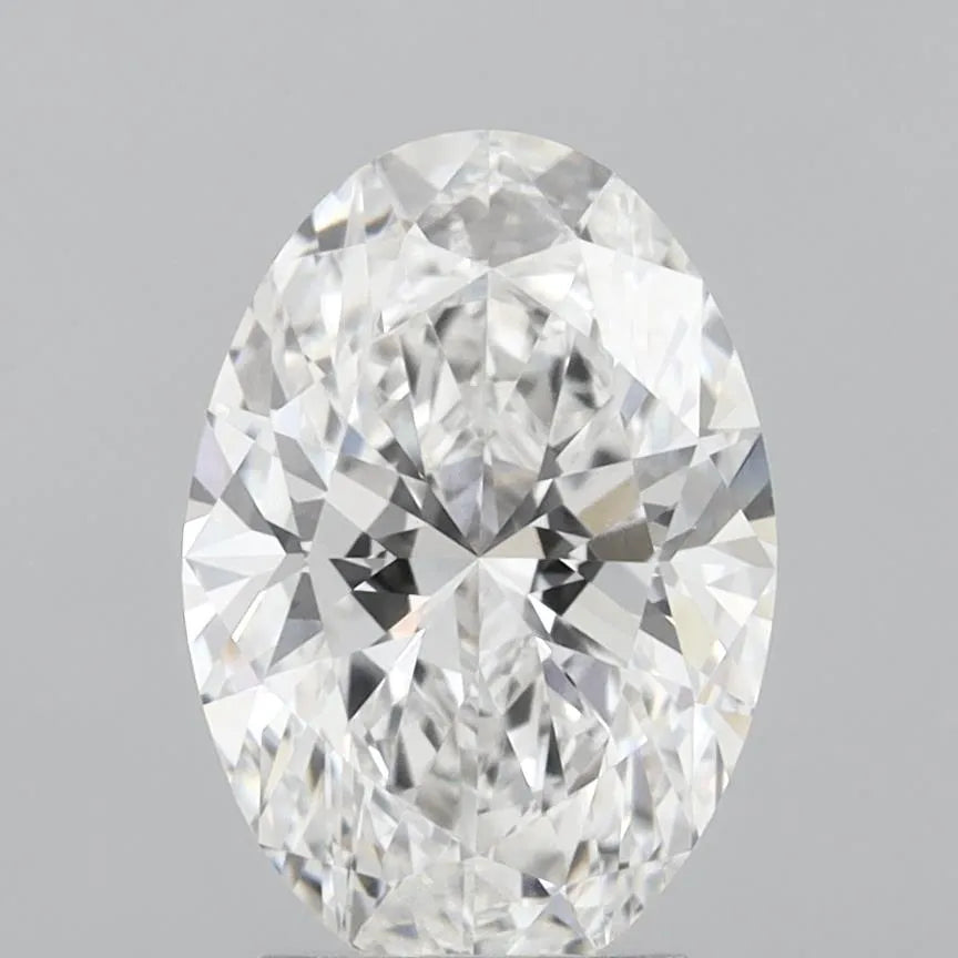 3.09ct Oval Lab Grown Diamond (Colour E, Clarity VVS2, IGI Certified)