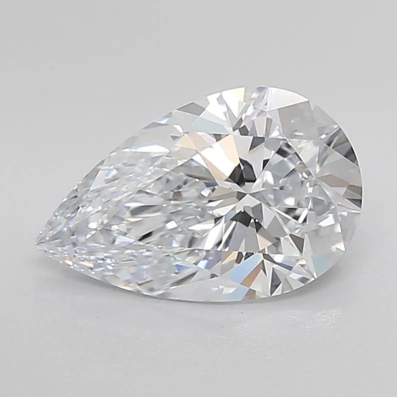 3.09ct Pear Lab Grown Diamond (Colour F, Clarity VVS1, IGI Certified)