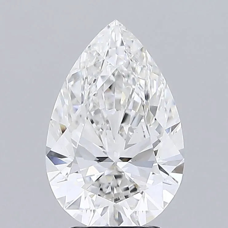 3.09ct Pear Lab Grown Diamond (Colour F, Clarity VVS2, IGI Certified)
