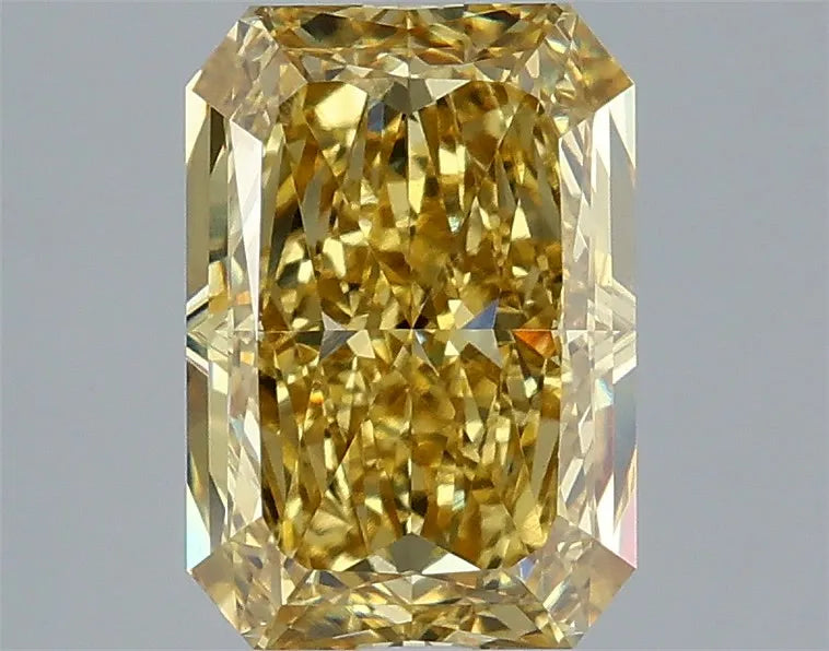 3.09ct Radiant Lab Grown Diamond (Colour Fancy Intense Yellow, Clarity VVS2, IGI Certified)