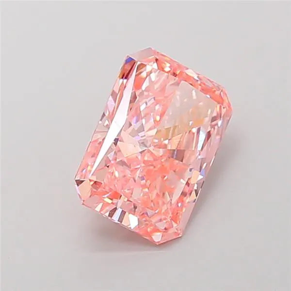 3.09ct Radiant Lab Grown Diamond (Colour Fancy Vivid Pink, Clarity VVS2, IGI Certified)