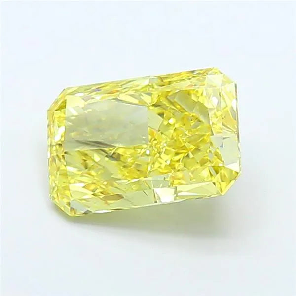 3.09ct Radiant Lab Grown Diamond (Colour Fancy Vivid Yellow, Clarity SI1, IGI Certified)