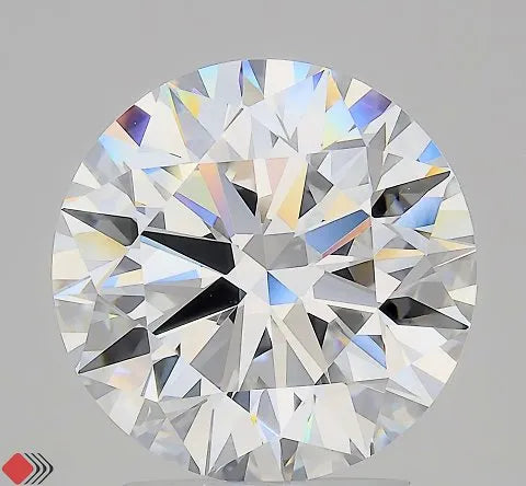 3.09ct Round Lab Grown Diamond (Colour E, Clarity VVS1, Cut ID, IGI Certified)