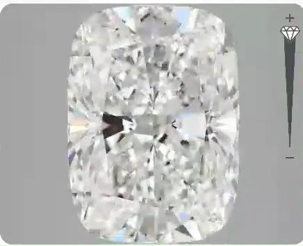 3.10ct Cushion modified Lab Grown Diamond (Colour F, Clarity VVS2, IGI Certified)