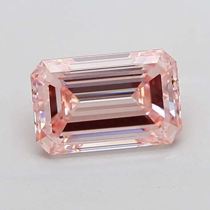 3.10ct Emerald Lab Grown Diamond (Colour Fancy Intense Pink, Clarity VS1, IGI Certified)