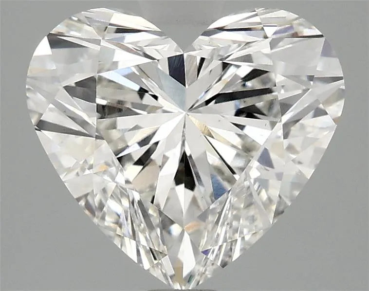 3.10ct Heart Lab Grown Diamond (Colour G, Clarity VS1, IGI Certified)