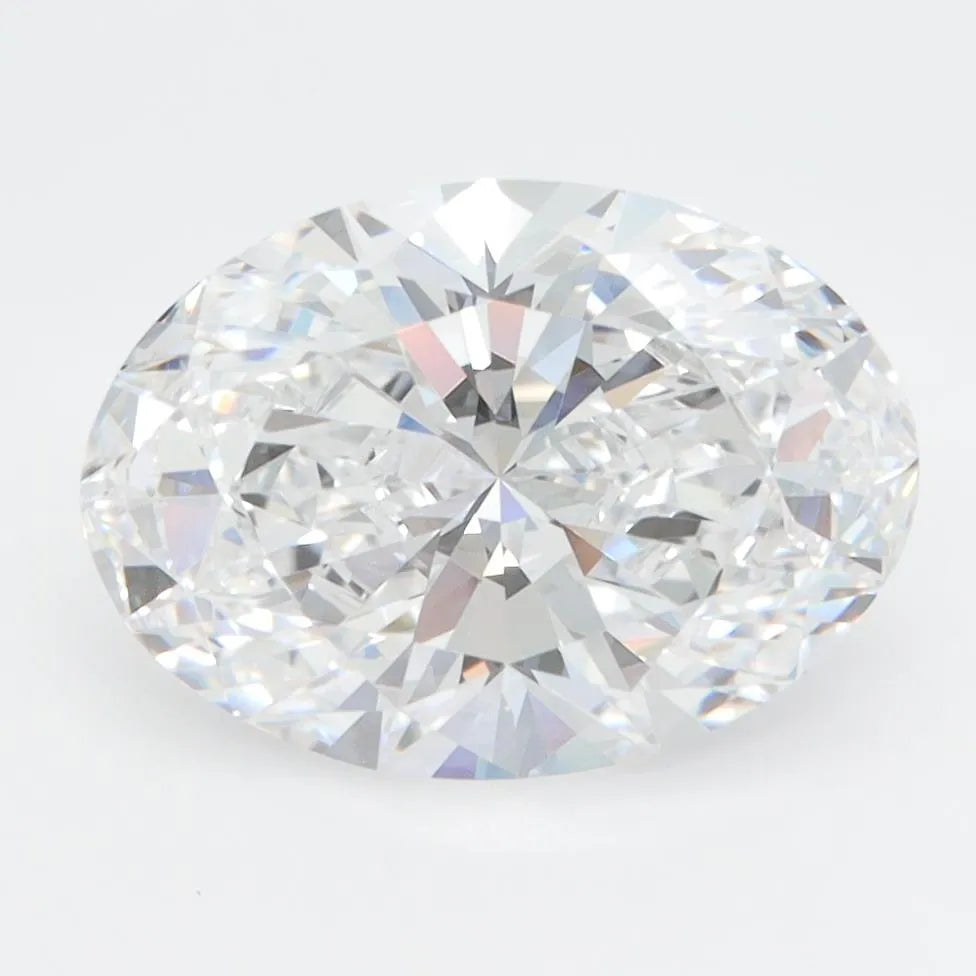 3.10ct Oval Lab Grown Diamond (Colour D, Clarity VVS1, GIA Certified)