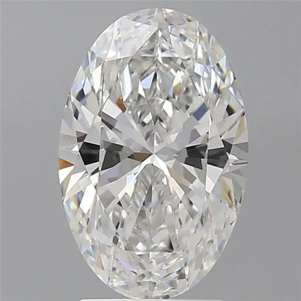 3.10ct Oval Lab Grown Diamond (Colour D, Clarity VVS2, IGI Certified)