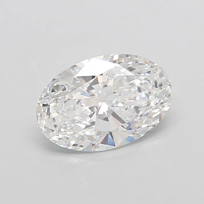 3.10ct Oval Lab Grown Diamond (Colour D, Clarity VVS2, IGI Certified)