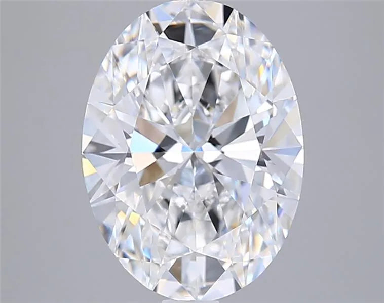 3.10ct Oval Lab Grown Diamond (Colour D, Clarity VVS2, IGI Certified)