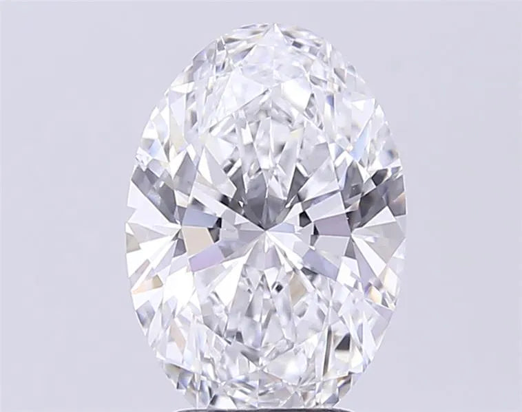 3.10ct Oval Lab Grown Diamond (Colour D, Clarity VVS2, IGI Certified)