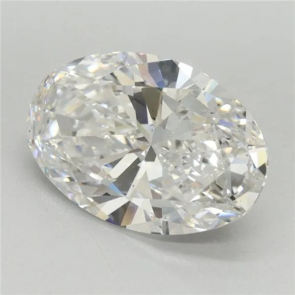 3.10ct Oval Lab Grown Diamond (Colour E, Clarity VS2, Cut VG, Uncertified)