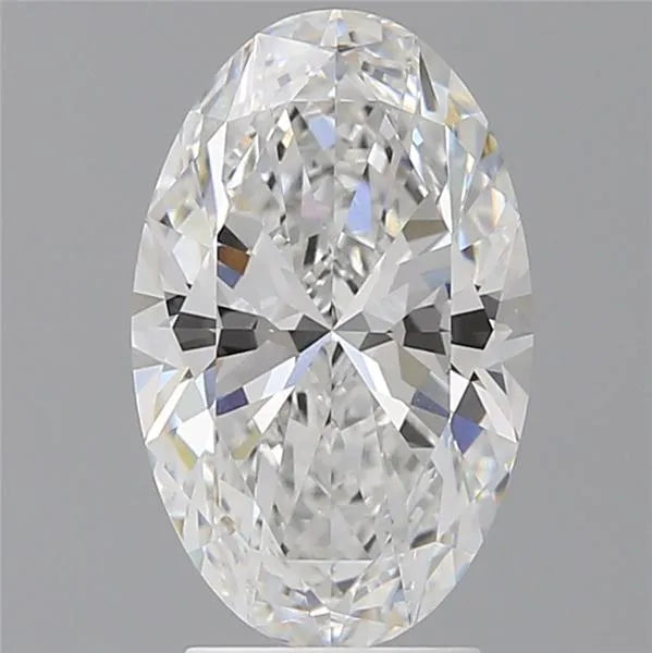 3.10ct Oval Lab Grown Diamond (Colour E, Clarity VVS1, IGI Certified)