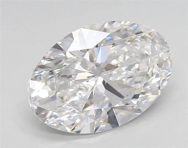 3.10ct Oval Lab Grown Diamond (Colour E, Clarity VVS1, IGI Certified)