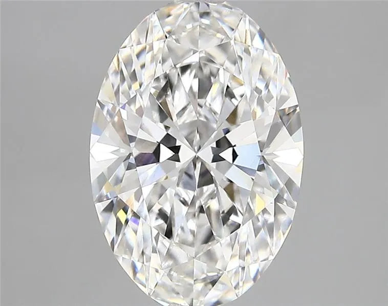 3.10ct Oval Lab Grown Diamond (Colour E, Clarity VVS2, IGI Certified)