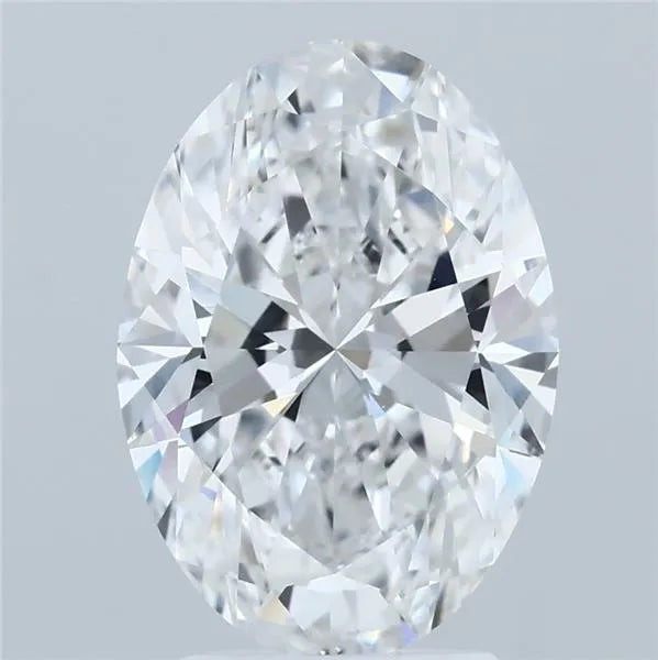 3.10ct Oval Lab Grown Diamond (Colour E, Clarity VVS2, IGI Certified)