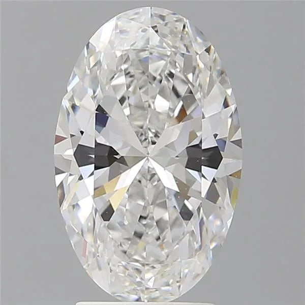 3.10ct Oval Lab Grown Diamond (Colour E, Clarity VVS2, IGI Certified)