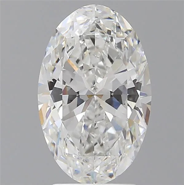 3.10ct Oval Lab Grown Diamond (Colour E, Clarity VVS2, IGI Certified)