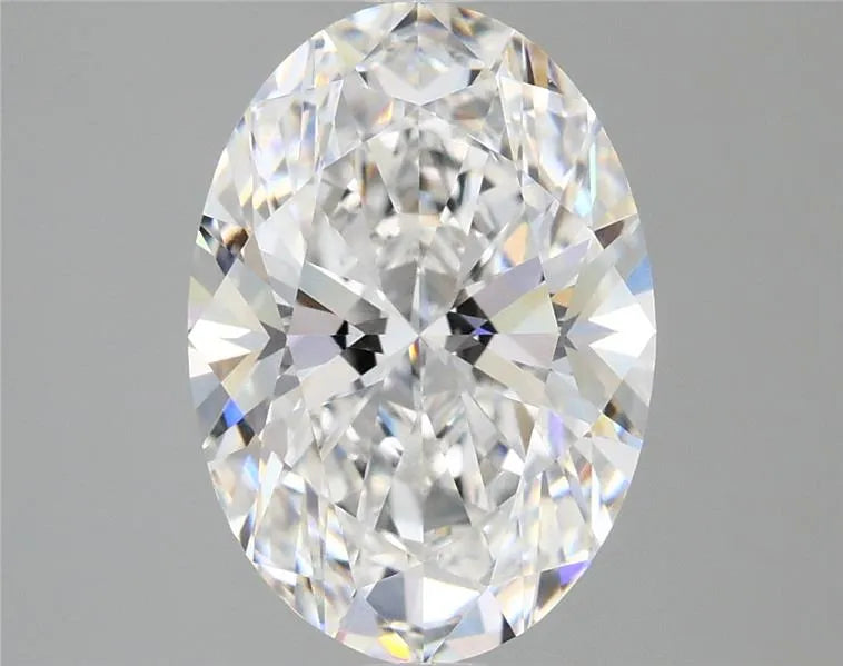 3.10ct Oval Lab Grown Diamond (Colour E, Clarity VVS2, IGI Certified)