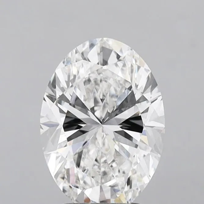 3.10ct Oval Lab Grown Diamond (Colour E, Clarity VVS2, IGI Certified)