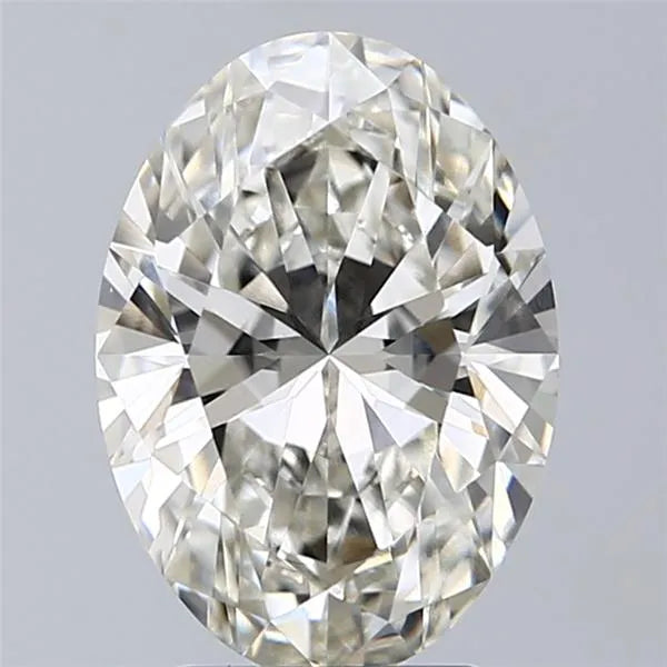 3.10ct Oval Lab Grown Diamond (Colour H, Clarity VS1, IGI Certified)