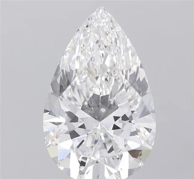 3.10ct Pear Lab Grown Diamond (Colour F, Clarity VVS2, IGI Certified)